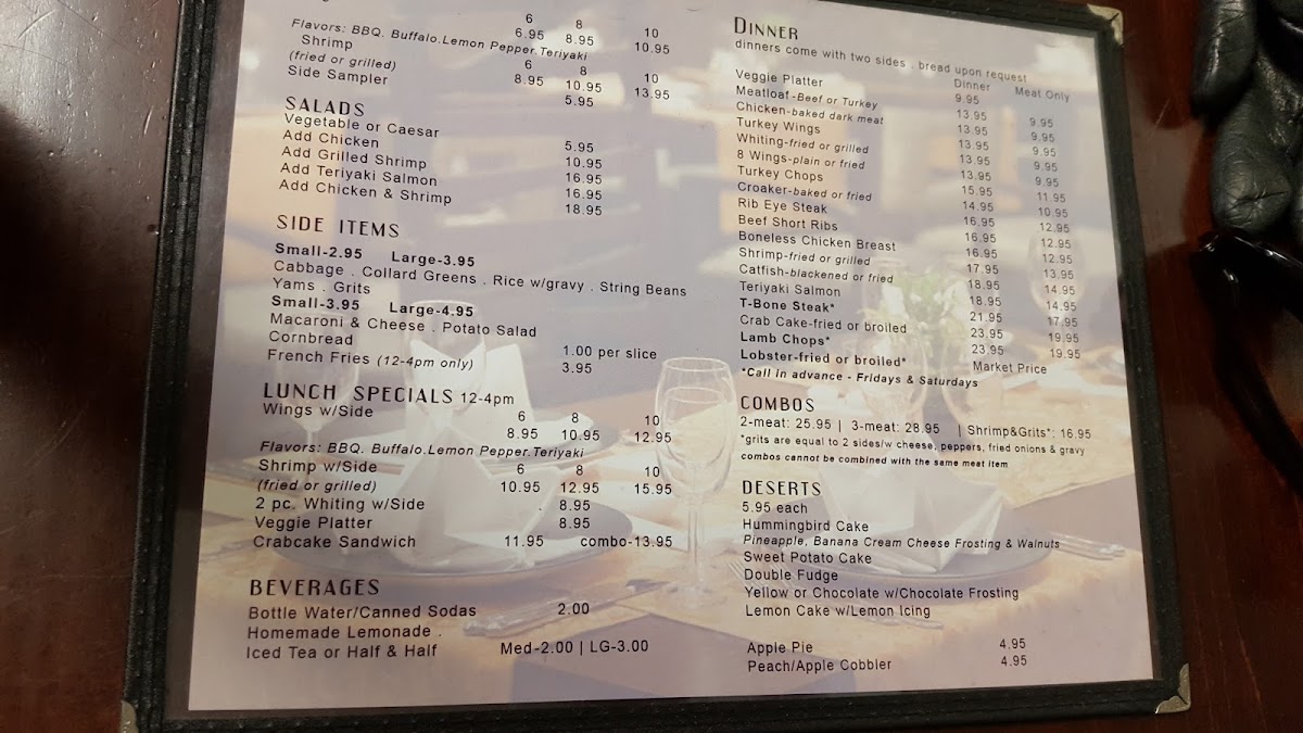 Oohh's & Aahh's Menu - Image 6